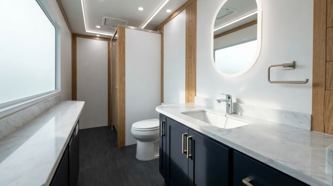 Luxury Restroom Trailer in Turlock